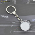 Sunemta Art und Weise Sublimation Kristall keychain Kristallglas keychain